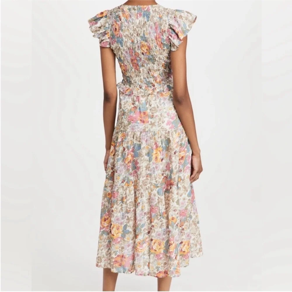 SEA Ines Floral Fit & Flare Dress - Picture 3 of 8